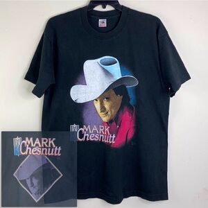 90s Mark Chesnutt Concert Tour Shirt XL 1993 Vintage
